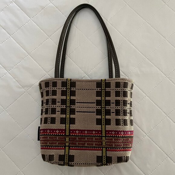 Upholstery/Tapestry Fabric Mini Tote by me*mo - Authentic - Picture 4 of 17